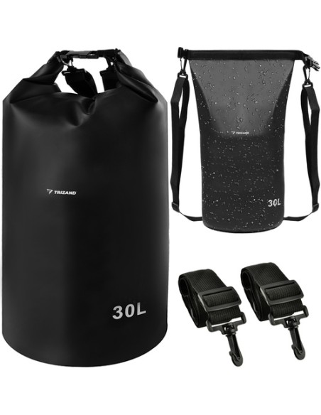 Neperšlampamas maišelis 30L juodas 23568