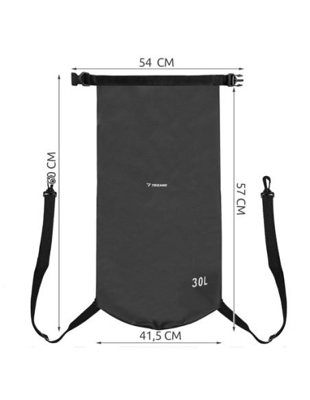 Neperšlampamas maišelis 30L juodas 23568