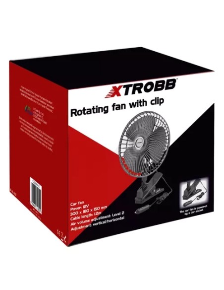 Sukamasis ventiliatorius su spaustuku Xtrobb 23194