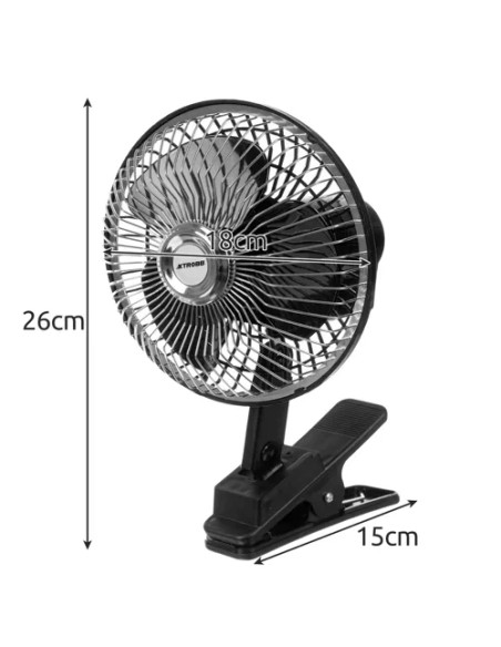 Sukamasis ventiliatorius su spaustuku Xtrobb 23194