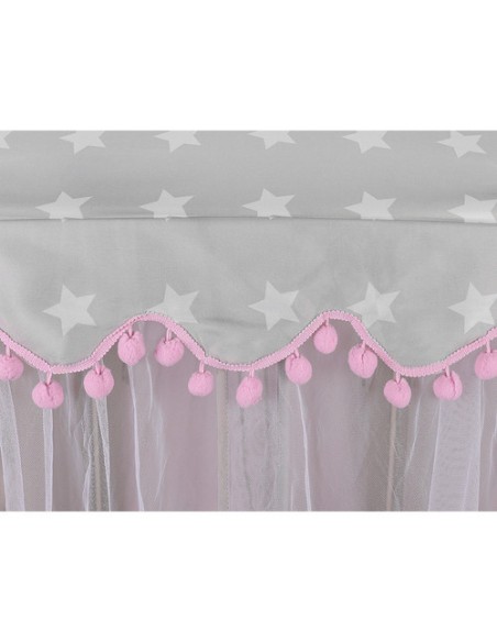 Vaikiška palapinė pilka ir rožinė Kruzzel 23476