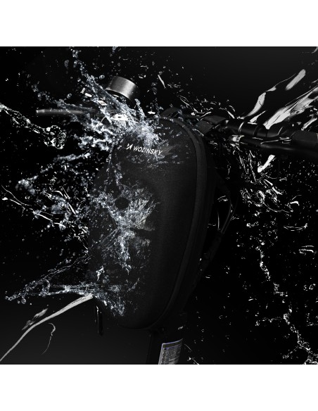 Vandeniui atsparus paspirtuko rankenos krepšys, 4L juodas