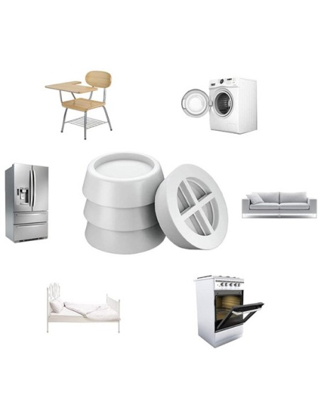 Antivibraciniai trinkelės - 4 vnt. Ruhhy 23592