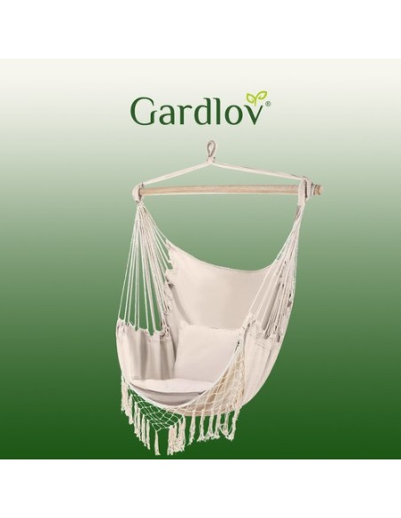 Hamakas - smėlio spalvos braziliška kėdė Gardlov 23670