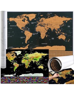 Pasaulio žemėlapis – nutrinama kortelė su vėliavėlėmis 23443