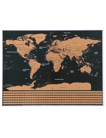 Pasaulio žemėlapis – nutrinama kortelė su vėliavėlėmis + priedai 23442