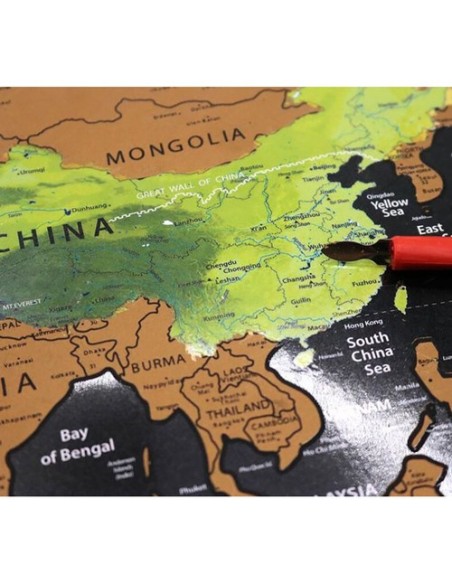 Pasaulio žemėlapis – nutrinama kortelė su vėliavėlėmis + priedai 23442