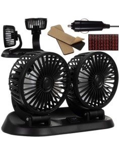 Automobilinis ventiliatorius 12V dvigubas Xtrobb 23222