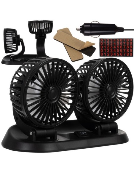 Automobilinis ventiliatorius 12V dvigubas Xtrobb 23222