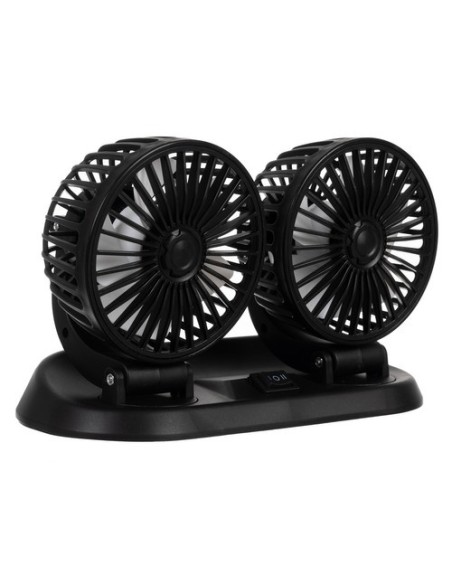 Automobilinis ventiliatorius 12V dvigubas Xtrobb 23222