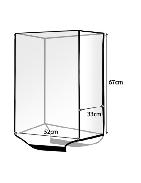 Trizand 23922 skaidrus lagamino užvalkalas