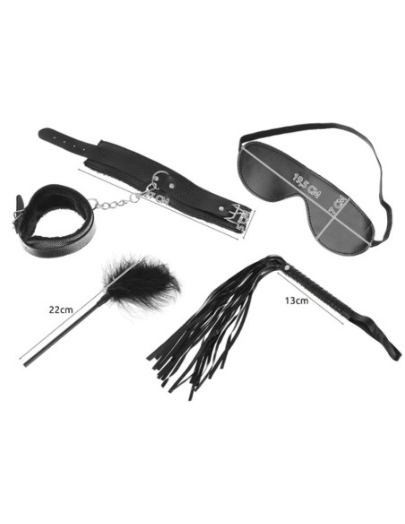 Erotinių aksesuarų rinkinys - juodas 23431