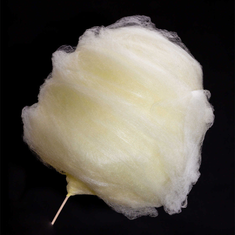 Spalvotas cukrus cukraus vatai geltonas natūralus cukraus vatos skonio 1kg