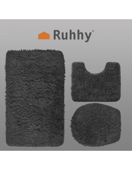 Vonios kilimėlių komplektas – pilkas Ruhhy 24353