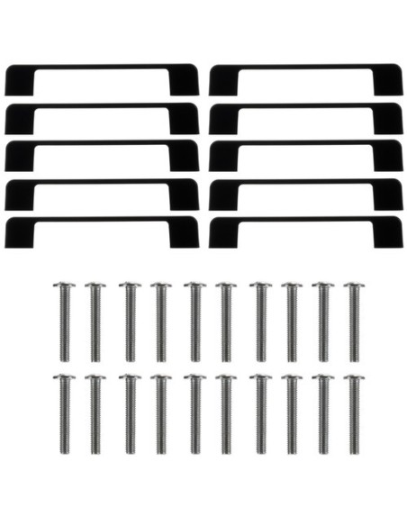 Juoda baldų rankena - 10 vnt. Ruhhy 24190
