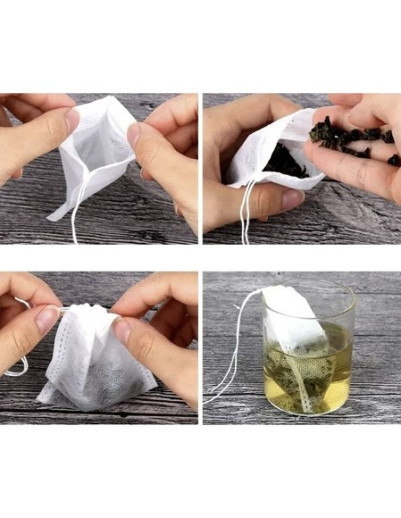 Arbatos maišeliai - 100 vienetų rinkinys. Ruhhy 23841