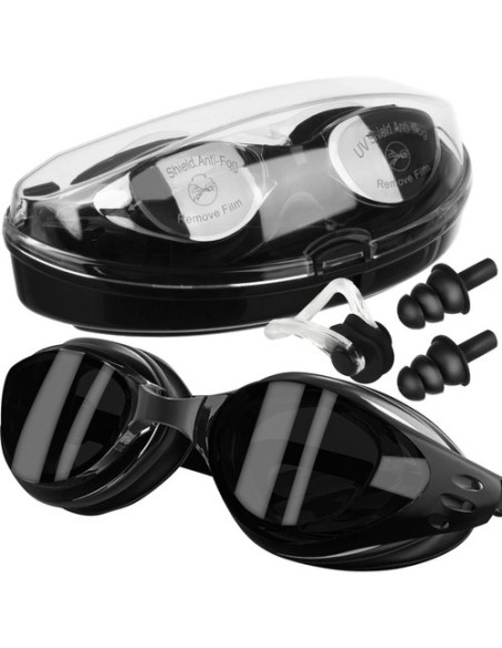 Plaukimo akiniai + priedai 23487