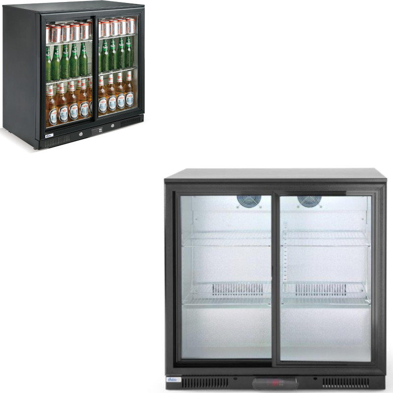 Baro šaldytuvas gėrimams 2 durų plotis 90cm 228L