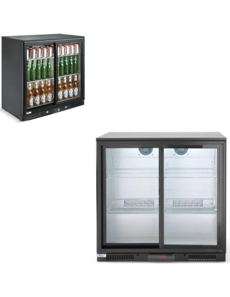 Baro šaldytuvas gėrimams 2 durų plotis 90cm 228L Baro šaldytuvas gėrimams 2 durų plotis 90cm 228L
