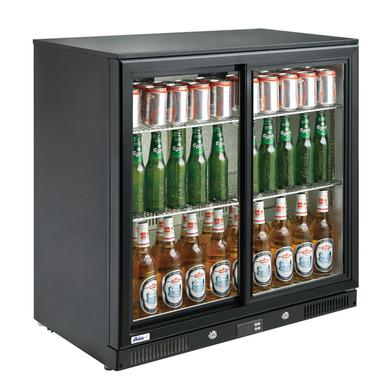 Baro šaldytuvas gėrimams 2 durų plotis 90cm 228L