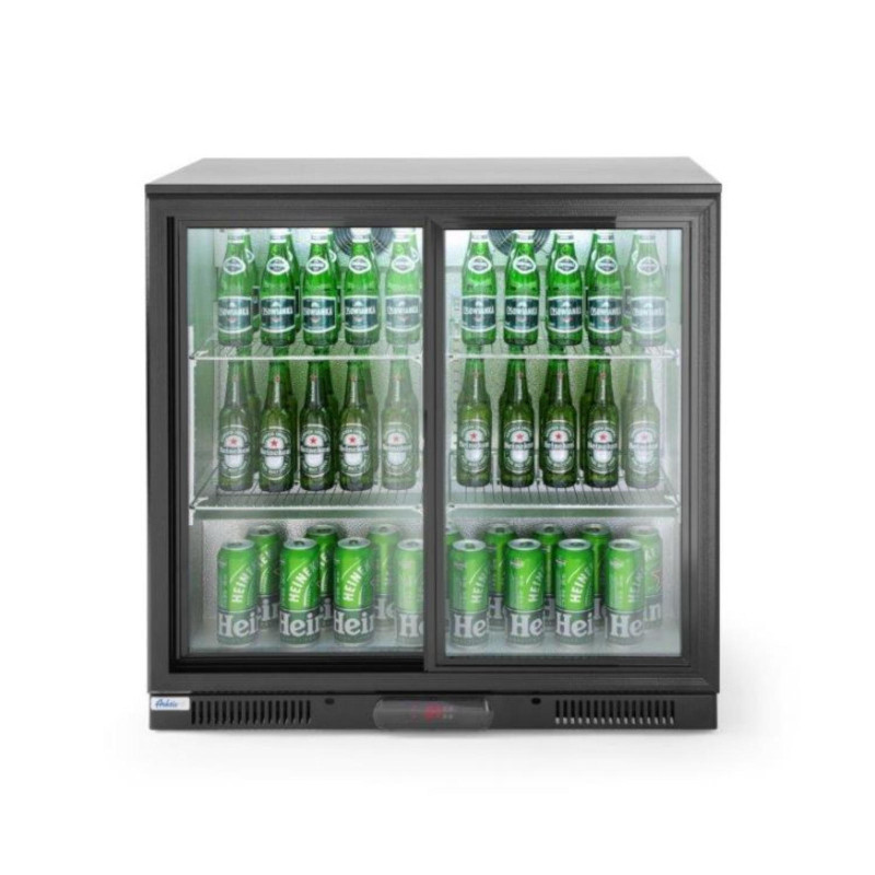 Baro šaldytuvas gėrimams 2 durų plotis 90cm 228L