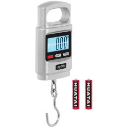 Pakabinamos svarstyklės patvarios rankinės LCD 50kg / 20g