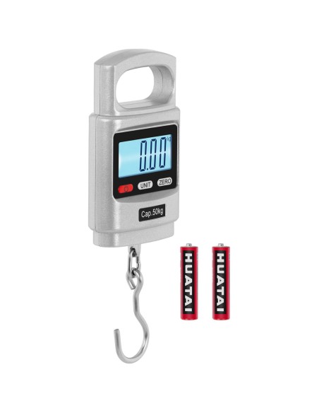 Pakabinamos svarstyklės patvarios rankinės LCD 50kg / 20g Pakabinamos svarstyklės patvarios rankinės LCD 50kg / 20g