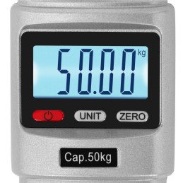 Pakabinamos svarstyklės patvarios rankinės LCD 50kg / 20g