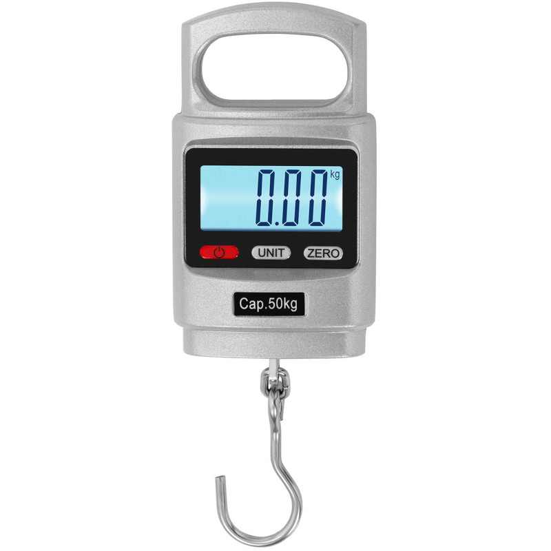 Pakabinamos svarstyklės patvarios rankinės LCD 50kg / 20g