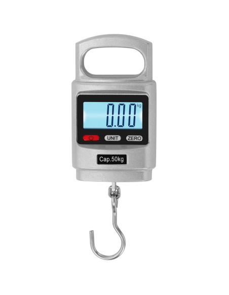 Pakabinamos svarstyklės patvarios rankinės LCD 50kg / 20g Pakabinamos svarstyklės patvarios rankinės LCD 50kg / 20g
