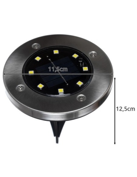 Saulės sodo šviestuvai - 12 vnt. Gardlov 24001