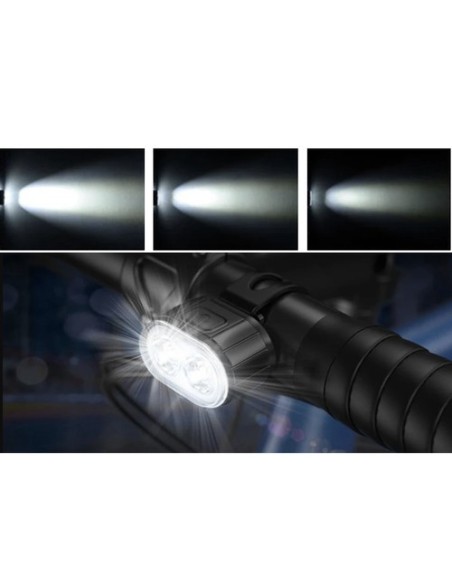 Dviračio žibintas + galinis žibintas Trizand 24003