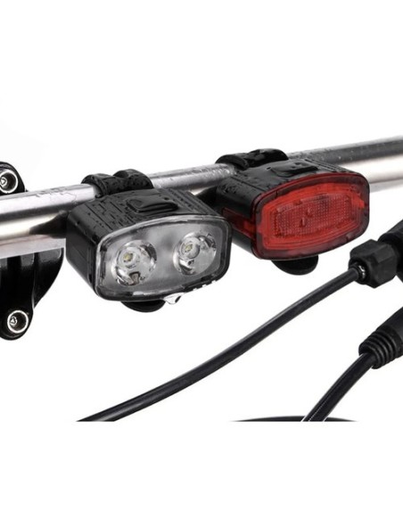 Dviračio žibintas + galinis žibintas Trizand 24003