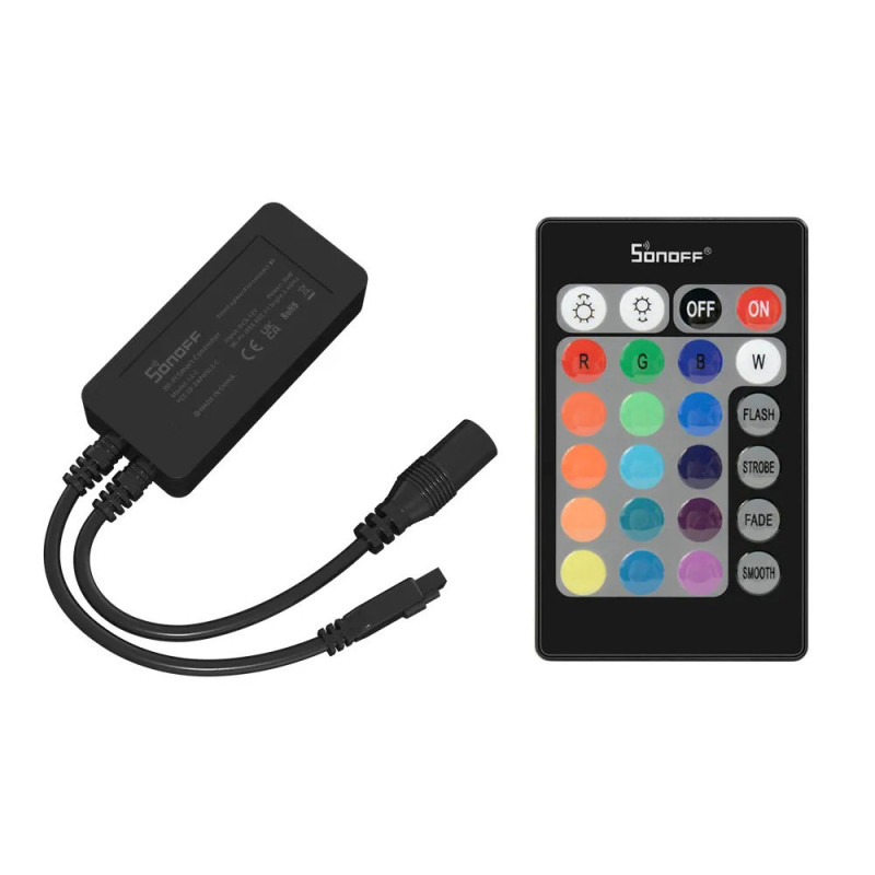 LED juostelė išmani vandeniui atspari RGB nuotolinio valdymo pultelis WiFi maitinimo šaltinis 5m