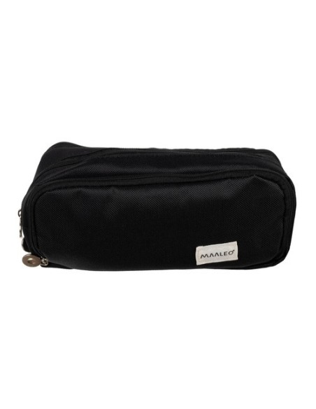 Trigubas sulankstomas pieštukų dėklas - juodas Maaleo 24476