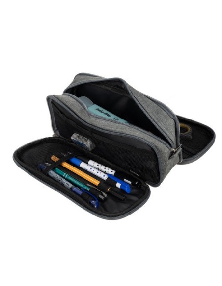 Trigubas sulankstomas pieštukų dėklas – pilkas Maaleo 24512