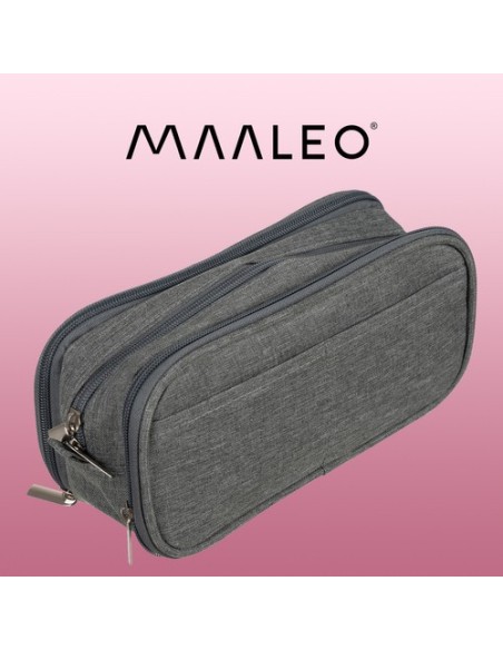 Trigubas sulankstomas pieštukų dėklas – pilkas Maaleo 24512