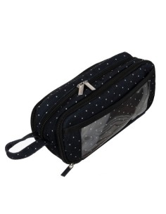 Trigubas sulankstomas pieštukų dėklas - juodas Maaleo 24511