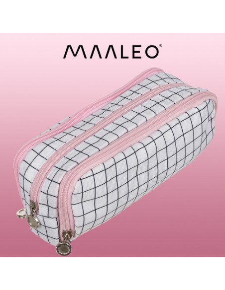 Trigubas sulankstomas pieštukų dėklas – languotas Maaleo24514