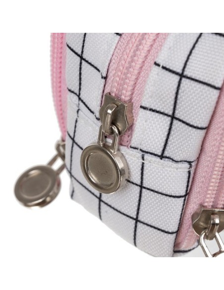 Trigubas sulankstomas pieštukų dėklas – languotas Maaleo24514