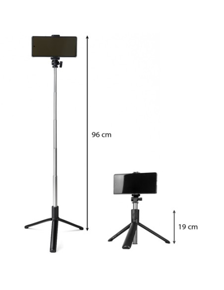 Asmenukių lazda / trikojis + nuotolinio valdymo pultas Izoxis 23518