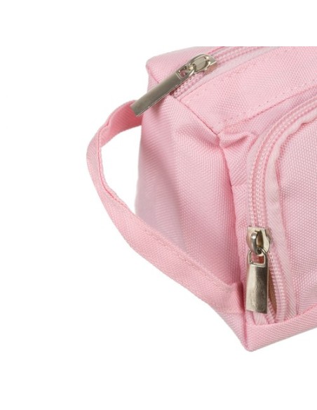 Dvigubas sulankstomas pieštukų dėklas – rožinis Maaleo 24519