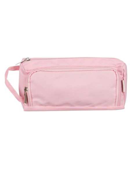 Dvigubas sulankstomas pieštukų dėklas – rožinis Maaleo 24519