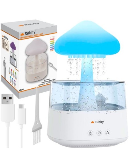 Oro drėkintuvas - naktinė lempa Ruhhy 24378