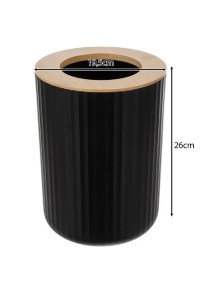 Vonios reikmenų rinkinys - juodas Ruhhy24636