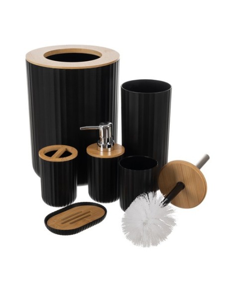Vonios reikmenų rinkinys - juodas Ruhhy24636