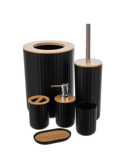 Vonios reikmenų rinkinys - juodas Ruhhy24636