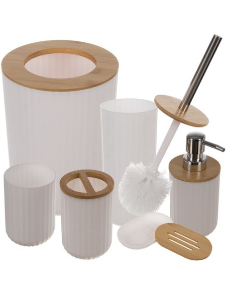 Vonios reikmenų rinkinys - baltas Ruhhy 24635