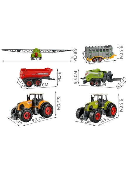 Ūkis - 6 mašinų komplektas. 23436