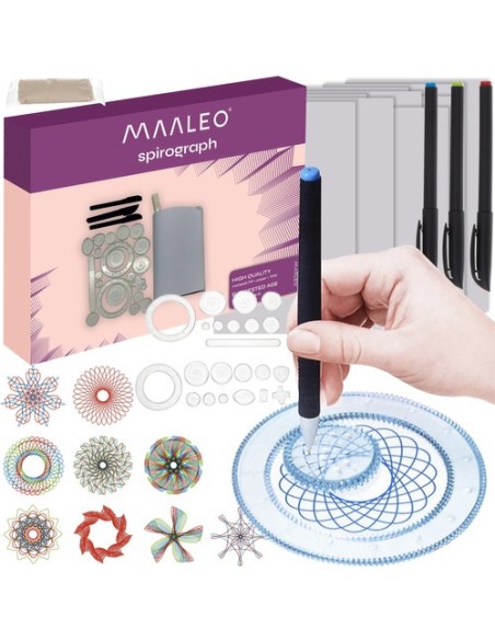 Piešimo rinkinys - Maaleo 24346 spirografas